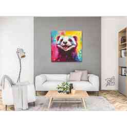 Farverig ilder, diamond paint