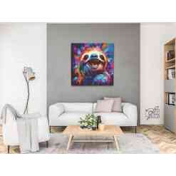 Farverigt dovendyr, diamond art