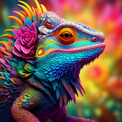 Farverigt firben, diamond art