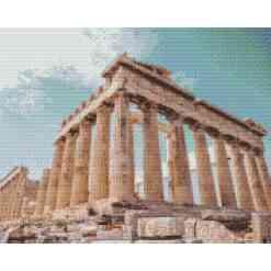 Få en unik oplevelse af Athen gennem dette diamond art billede, der giver dig mulighed for at nærme dig byen på en smuk måde. Akropolis udgør en af Athens mest betydningsfulde og kendte attraktioner.