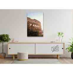 Diamond art billede af Colosseum i Rom og et imponerende amfiteater.
