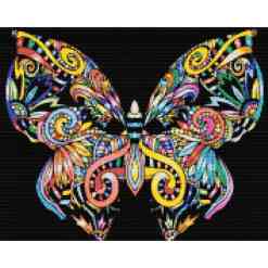 Sommerfugl Mandala - Premium diamond paint